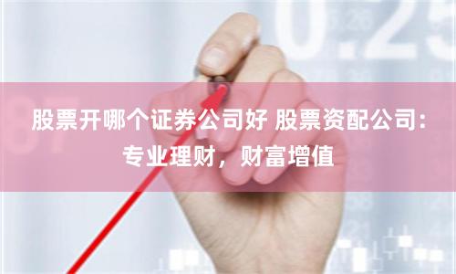 股票开哪个证券公司好 股票资配公司：专业理财，财富增值